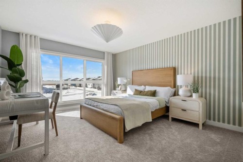 207 Huxland Path Ne, Calgary, AB - Indoor Photo Showing Bedroom
