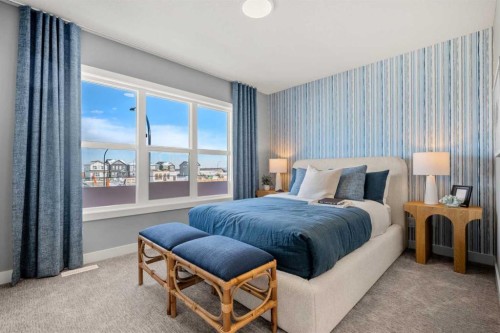 207 Huxland Path Ne, Calgary, AB - Indoor Photo Showing Bedroom