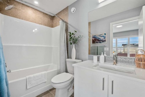 207 Huxland Path Ne, Calgary, AB - Indoor Photo Showing Bathroom