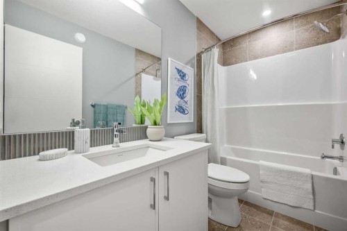 207 Huxland Path Ne, Calgary, AB - Indoor Photo Showing Bathroom