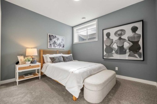 207 Huxland Path Ne, Calgary, AB - Indoor Photo Showing Bedroom