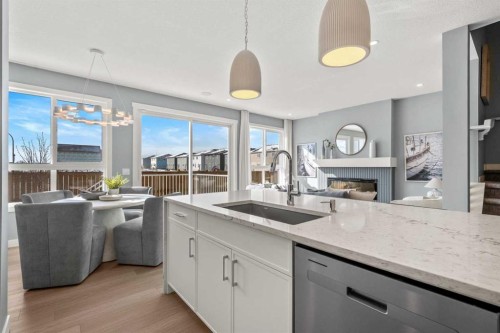 207 Huxland Path Ne, Calgary, AB - Indoor Photo Showing Kitchen