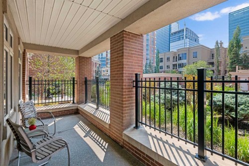 105-670 Princeton Way Sw, Calgary, AB - Outdoor With Deck Patio Veranda With Exterior