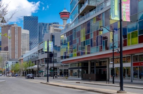 1106-135 13 Avenue Sw, Calgary, AB - Outdoor With Balcony