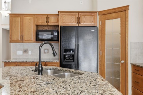 123 Kincora View Nw, Calgary, AB - Indoor Photo Showing Kitchen With Double Sink