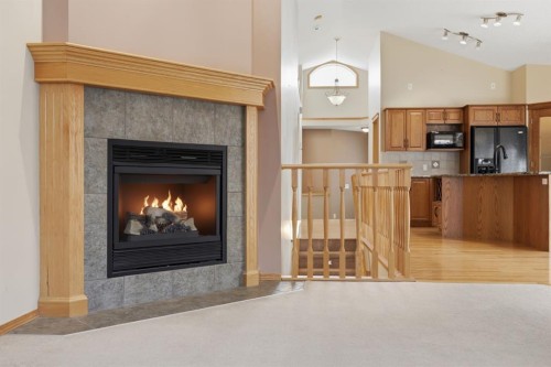 123 Kincora View Nw, Calgary, AB - Indoor With Fireplace