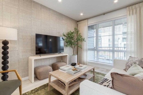 1469 Na'A Drive Sw, Calgary, AB - Indoor Photo Showing Living Room