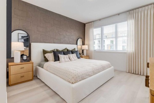 1469 Na'A Drive Sw, Calgary, AB - Indoor Photo Showing Bedroom