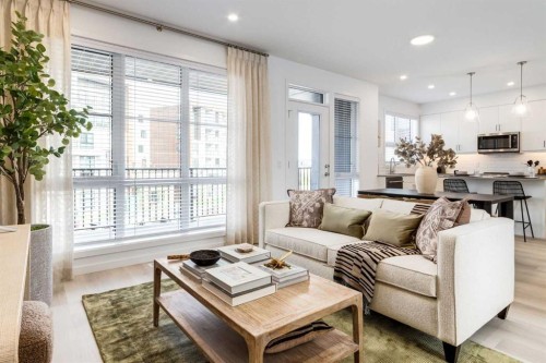 1469 Na'A Drive Sw, Calgary, AB - Indoor Photo Showing Living Room