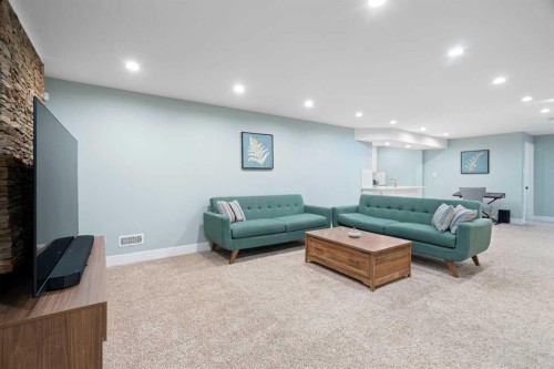 224 Silverview Way Nw, Calgary, AB - Indoor Photo Showing Basement