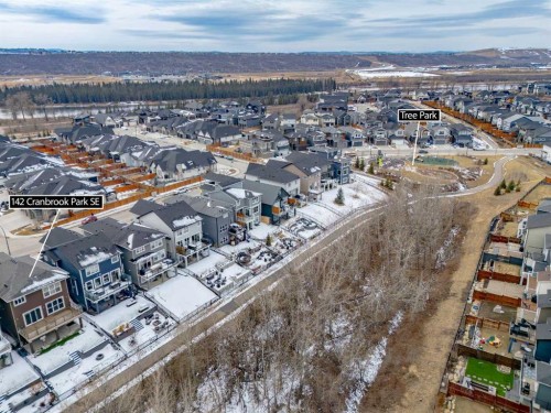142 Cranbrook Park Se, Calgary, AB - Outdoor With View