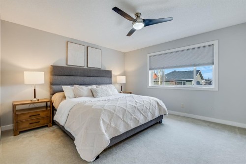 26 Auburn Glen Circle Se, Calgary, AB - Indoor Photo Showing Bedroom