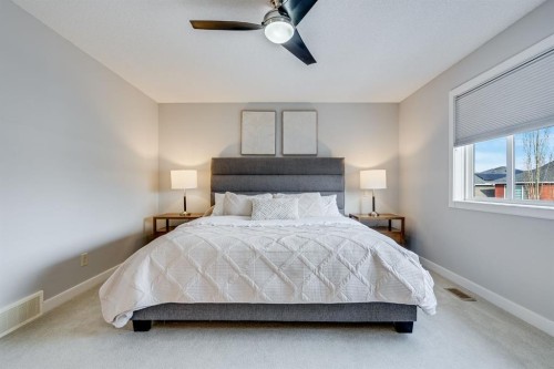 26 Auburn Glen Circle Se, Calgary, AB - Indoor Photo Showing Bedroom