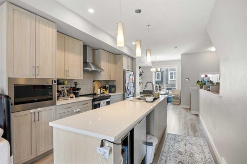 1320 Sage Hill Grove Nw, Calgary, AB - Indoor Photo Showing Kitchen With Double Sink With Upgraded Kitchen