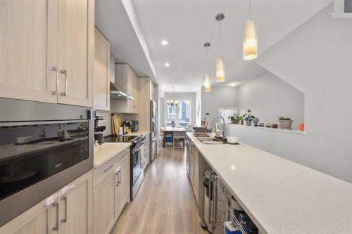 1320 Sage Hill Grove Nw, Calgary, AB - Indoor Photo Showing Kitchen With Upgraded Kitchen
