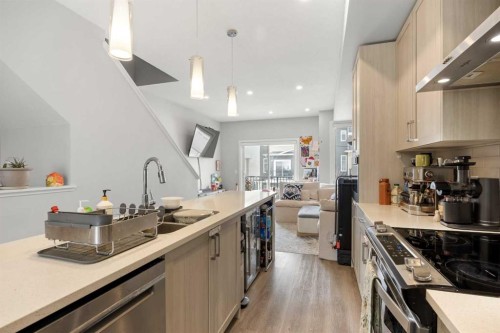 1320 Sage Hill Grove Nw, Calgary, AB - Indoor Photo Showing Kitchen With Double Sink With Upgraded Kitchen