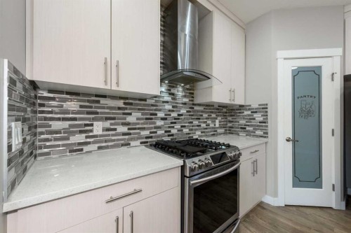 35 Sherview Grove Nw, Calgary, AB - Indoor Photo Showing Kitchen With Upgraded Kitchen