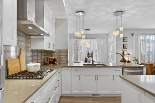 113 Sandpiper Bay, Chestermere, AB - Indoor Photo Showing Kitchen With Upgraded Kitchen