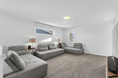 113 Sandpiper Bay, Chestermere, AB - Indoor Photo Showing Living Room