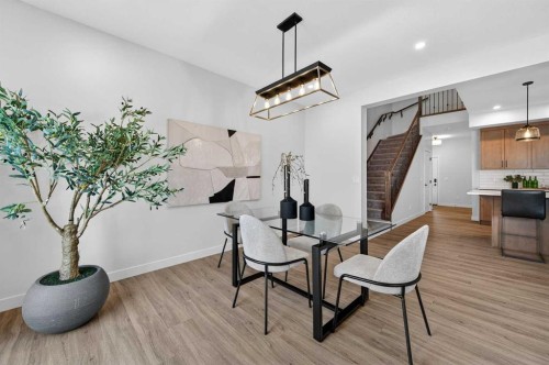 36 Lewiston Common Ne, Calgary, AB - Indoor Photo Showing Dining Room
