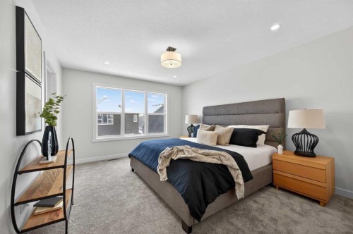 36 Lewiston Common Ne, Calgary, AB - Indoor Photo Showing Bedroom