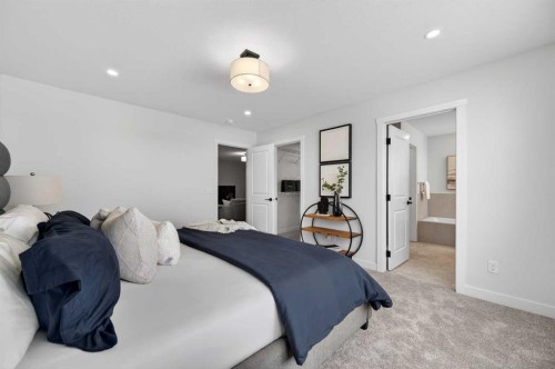 36 Lewiston Common Ne, Calgary, AB - Indoor Photo Showing Bedroom