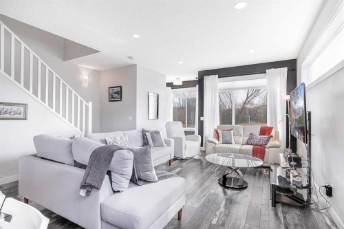 134 Walgrove Drive Se, Calgary, AB - Indoor Photo Showing Living Room