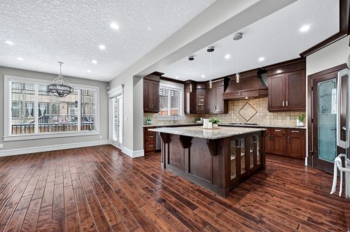 52 Wentworth Crescent Sw, Calgary, AB - Indoor Photo Showing Kitchen With Upgraded Kitchen