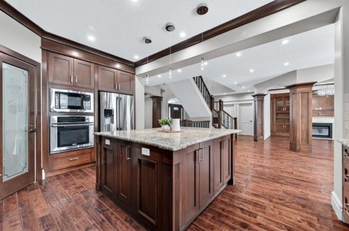 52 Wentworth Crescent Sw, Calgary, AB - Indoor Photo Showing Kitchen With Upgraded Kitchen