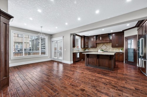 52 Wentworth Crescent Sw, Calgary, AB - Indoor Photo Showing Kitchen With Upgraded Kitchen