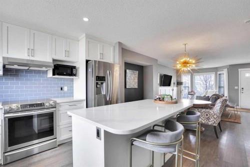 184 Cramond Green Se, Calgary, AB - Indoor Photo Showing Kitchen With Stainless Steel Kitchen With Upgraded Kitchen