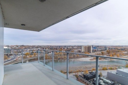 1503-519 Riverfront Avenue Se, Calgary, AB - Outdoor With Body Of Water With View