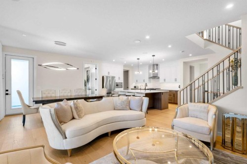 1104 Cranbrook Gardens Se, Calgary, AB - Indoor Photo Showing Living Room