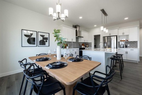 513 Ranch Green, Strathmore, AB - Indoor Photo Showing Dining Room