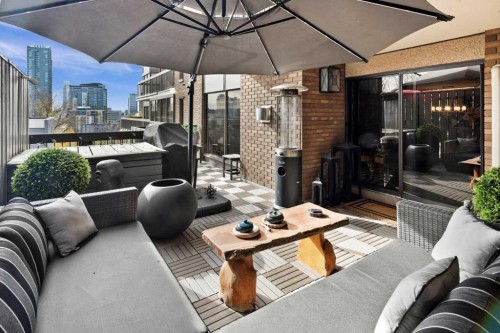 302-320 Meredith Road Ne, Calgary, AB - Outdoor With Deck Patio Veranda With Exterior