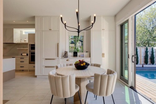 1927 12 Street Sw, Calgary, AB - Indoor Photo Showing Dining Room