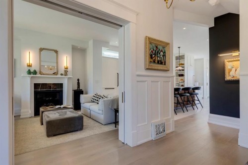 1927 12 Street Sw, Calgary, AB - Indoor With Fireplace