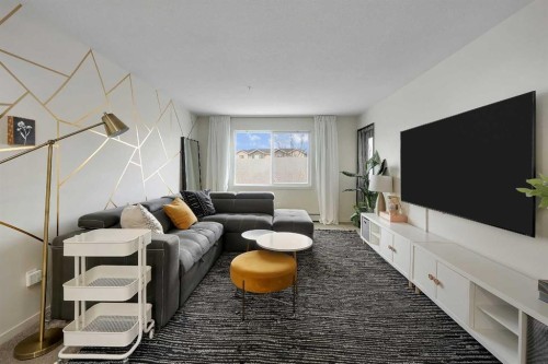 3212-181 Skyview Ranch Manor Ne, Calgary, AB - Indoor Photo Showing Living Room