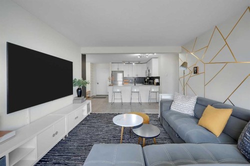 3212-181 Skyview Ranch Manor Ne, Calgary, AB - Indoor Photo Showing Living Room