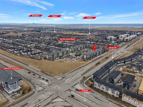 3212-181 Skyview Ranch Manor Ne, Calgary, AB - Outdoor With View