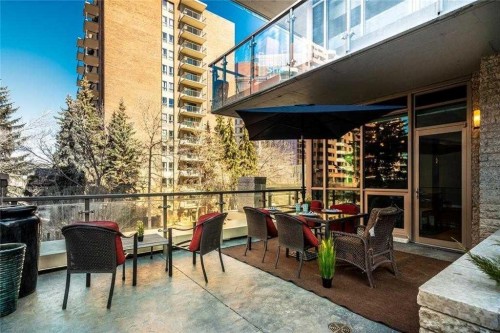 204-701 3 Avenue Sw, Calgary, AB - Outdoor With Deck Patio Veranda With Exterior