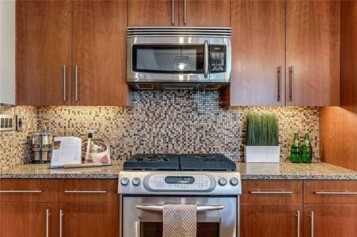 204-701 3 Avenue Sw, Calgary, AB - Indoor Photo Showing Kitchen