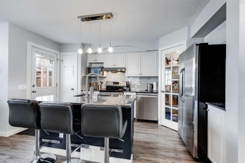 138 Prestwick Circle Se, Calgary, AB - Indoor Photo Showing Kitchen With Upgraded Kitchen