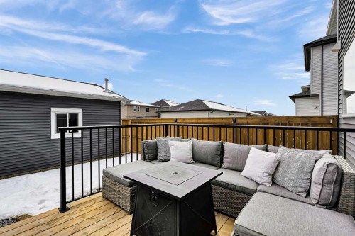 125 Emberside Hollow, Cochrane, AB - Outdoor With Deck Patio Veranda With Exterior