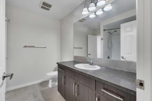 165 Windstone Avenue Sw, Airdrie, AB - Indoor Photo Showing Bathroom