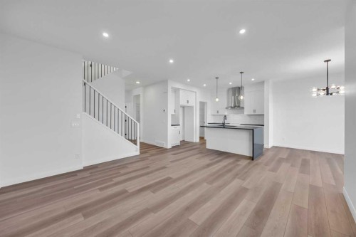 154 Northern Lights Crescent, Langdon, AB - Indoor Photo Showing Kitchen