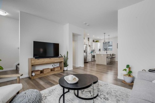 237 South Point Park Sw, Airdrie, AB - Indoor Photo Showing Living Room