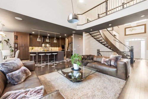 964 East Chestermere, Chestermere, AB - Indoor Photo Showing Living Room