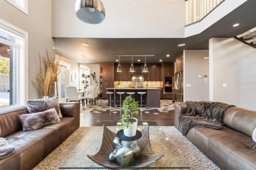 964 East Chestermere, Chestermere, AB - Indoor Photo Showing Living Room