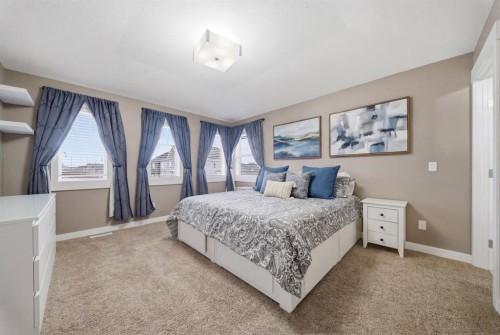 229 Rainbow Falls Glen, Chestermere, AB - Indoor Photo Showing Bedroom